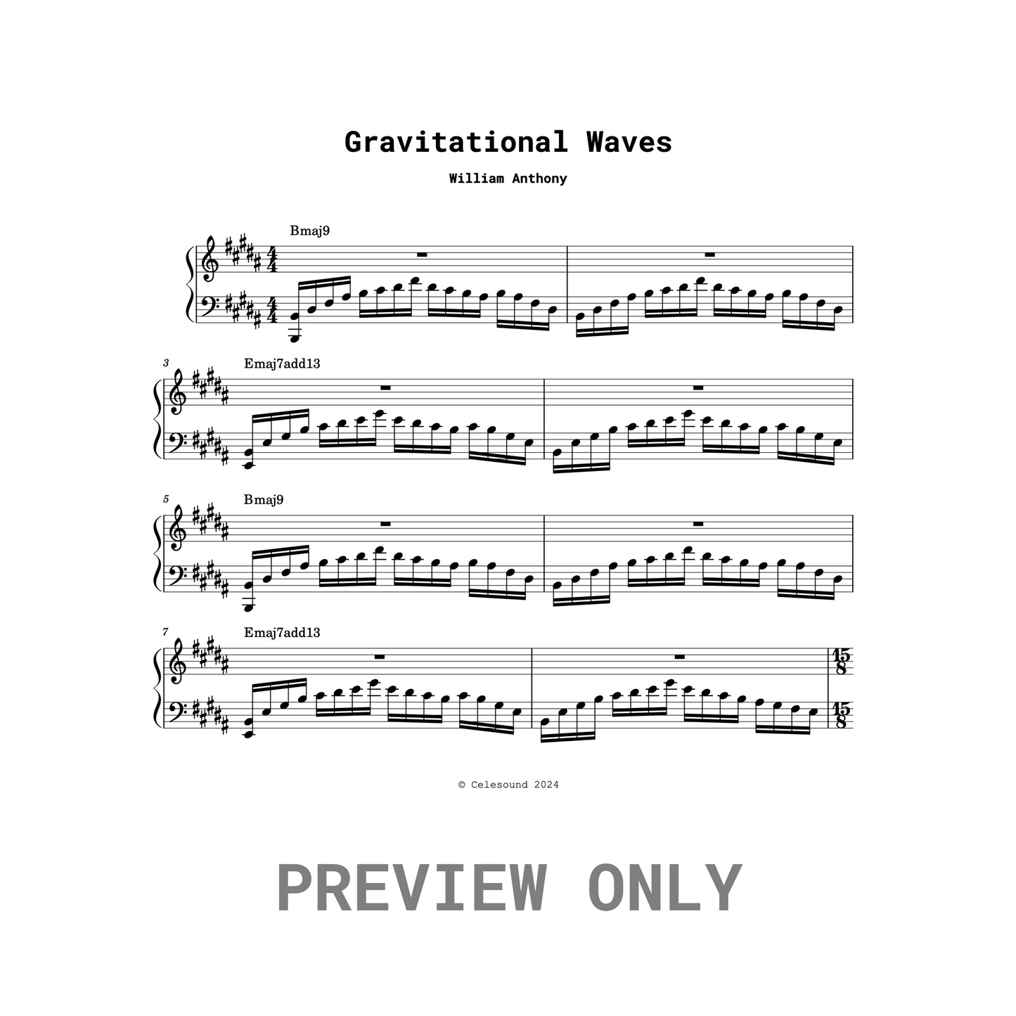 Dawn EP (Sheet Music)